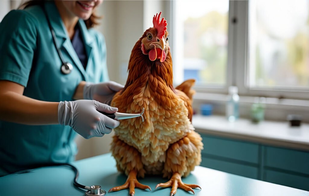 How to clip a chickens wings