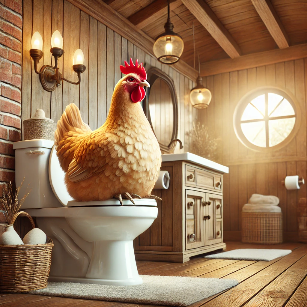 How to potty train a chicken