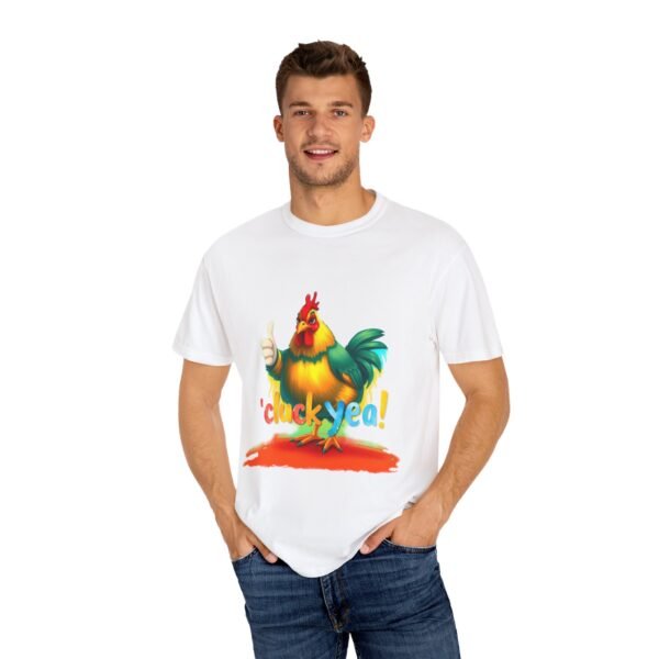 Funny Chicken T-Shirt - Cluck Yeah! - Confident Chicken Giving Thumbs-Up | Farm Animal Humor Tee - Image 4