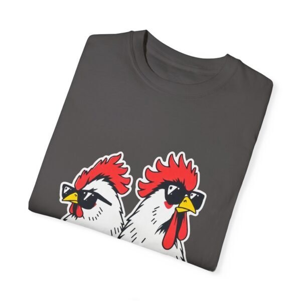 Funny Cool Chicken T-Shirt – Two Chickens with Sunglasses | Cute An Playful Chicken Lover Tee - Image 27