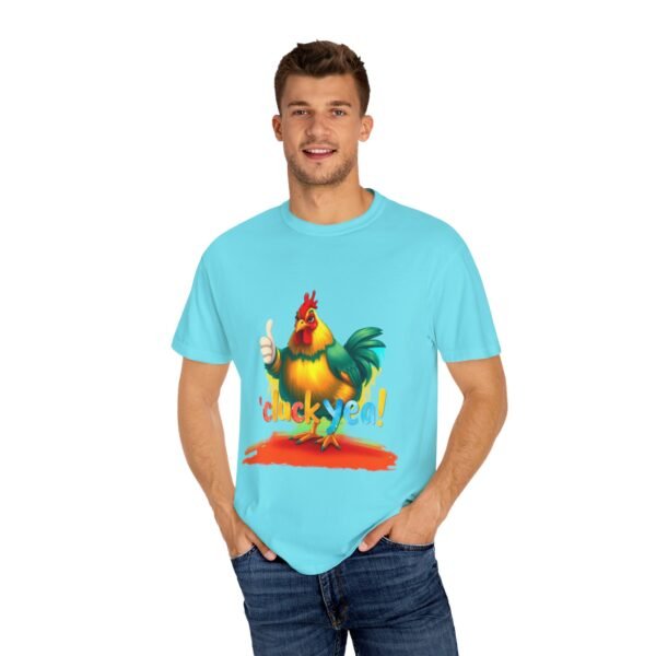 Funny Chicken T-Shirt - Cluck Yeah! - Confident Chicken Giving Thumbs-Up | Farm Animal Humor Tee - Image 16