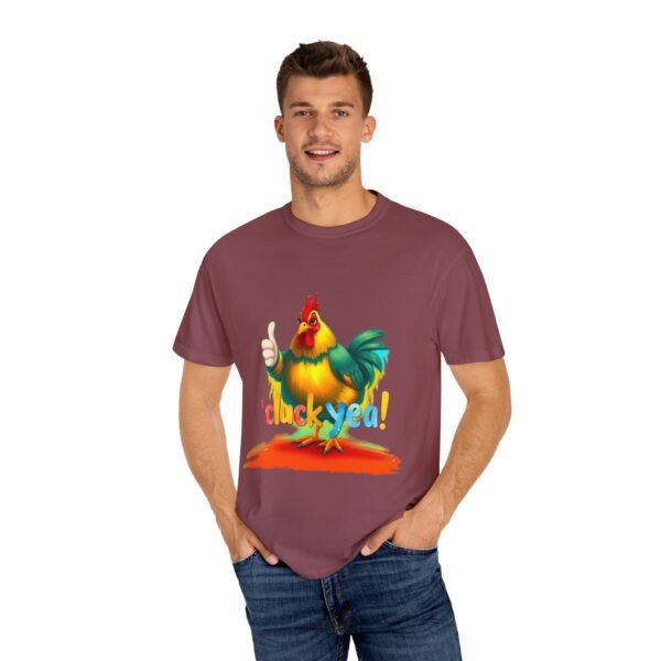 Funny Chicken T-Shirt - Cluck Yeah! - Confident Chicken Giving Thumbs-Up | Farm Animal Humor Tee - Image 24