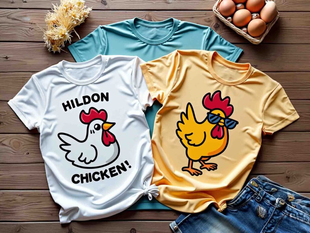 funny chicken t shirts for women